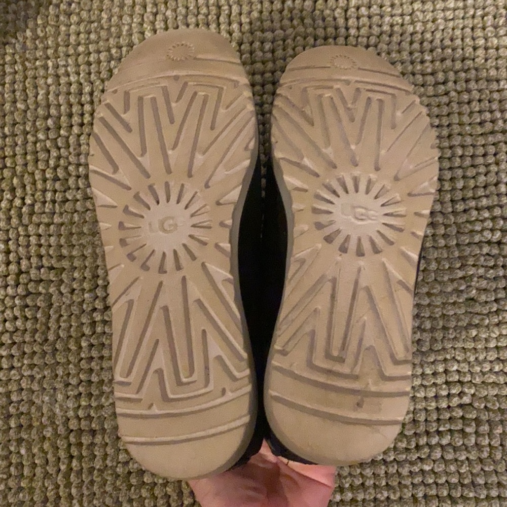 UGG Bethany Canvas Boot Water Resistant Chukka Boot Black and Gray Size 7.5 - Picture 11 of 13